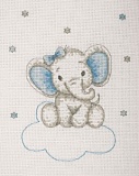 Купить недорого   Набор для вышивания Anchor "High on clouds above (Boy)" 20*16см, MEZ Венгрия, AK34  в интернет магазине Фэмили хобби