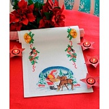 Купить недорого   Набор для вышивания Anchor: салфетка "Deer Suppers" 40*100см, MEZ Венгрия, 9240000-03505  в интернет магазине Фэмили хобби