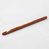 Крючок для вязания "Ginger" 6,5/15см, ламинированная береза, коричневый KnitPro, 31248