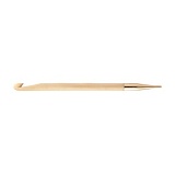 Крючок для вязания тунисский съемный "Bamboo" 4,5мм/15,5см, японский бамбук, KnitPro, 22524