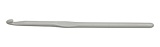 Крючок для вязания "Basix Aluminum" 2,5мм/15см, алюминий, серый, KnitPro, 30772