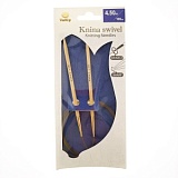Спицы круговые с поворотным тросиком "Knina Swivel" 4,5мм/100см, бамбук, Tulip, KS-1000450